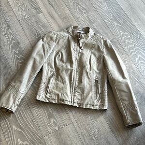 Women's Tan “Leather” Jacket